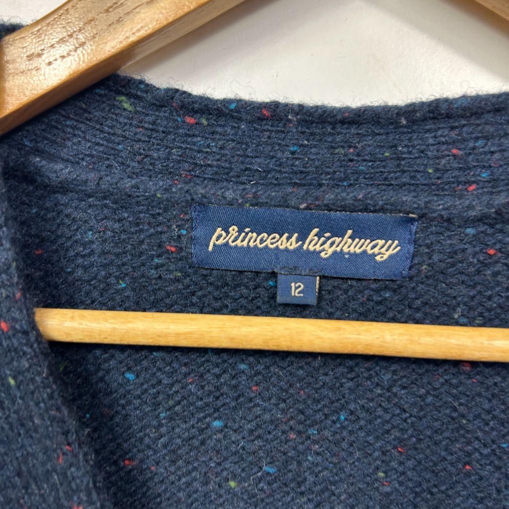 Princess Highway Blue Cardigan - Size 12 - Image 2