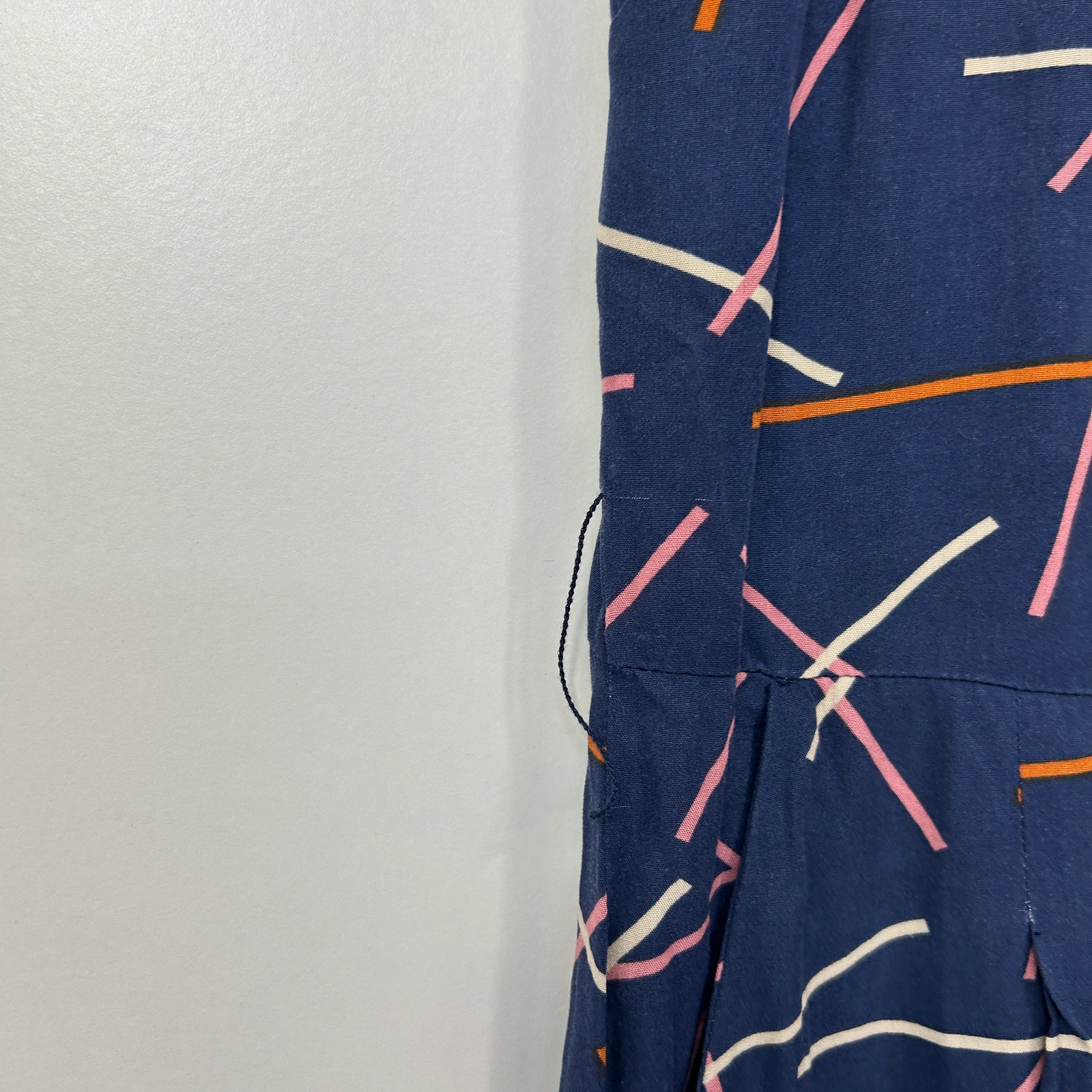 Princess Highway Navy Geometric Print Jumpsuit - Size 16 - Image 5