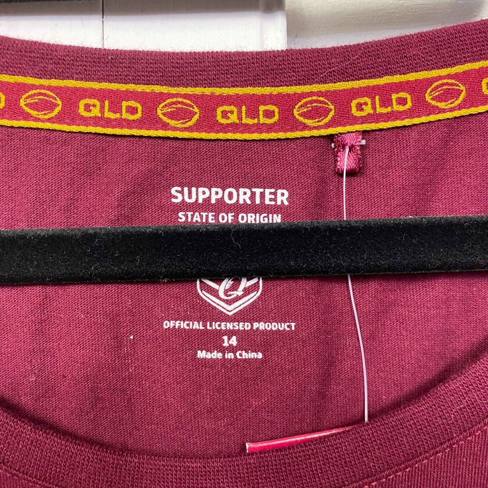 Queensland Maroons Womens Tshirt Size 14 NRL State of Origin New - Image 4