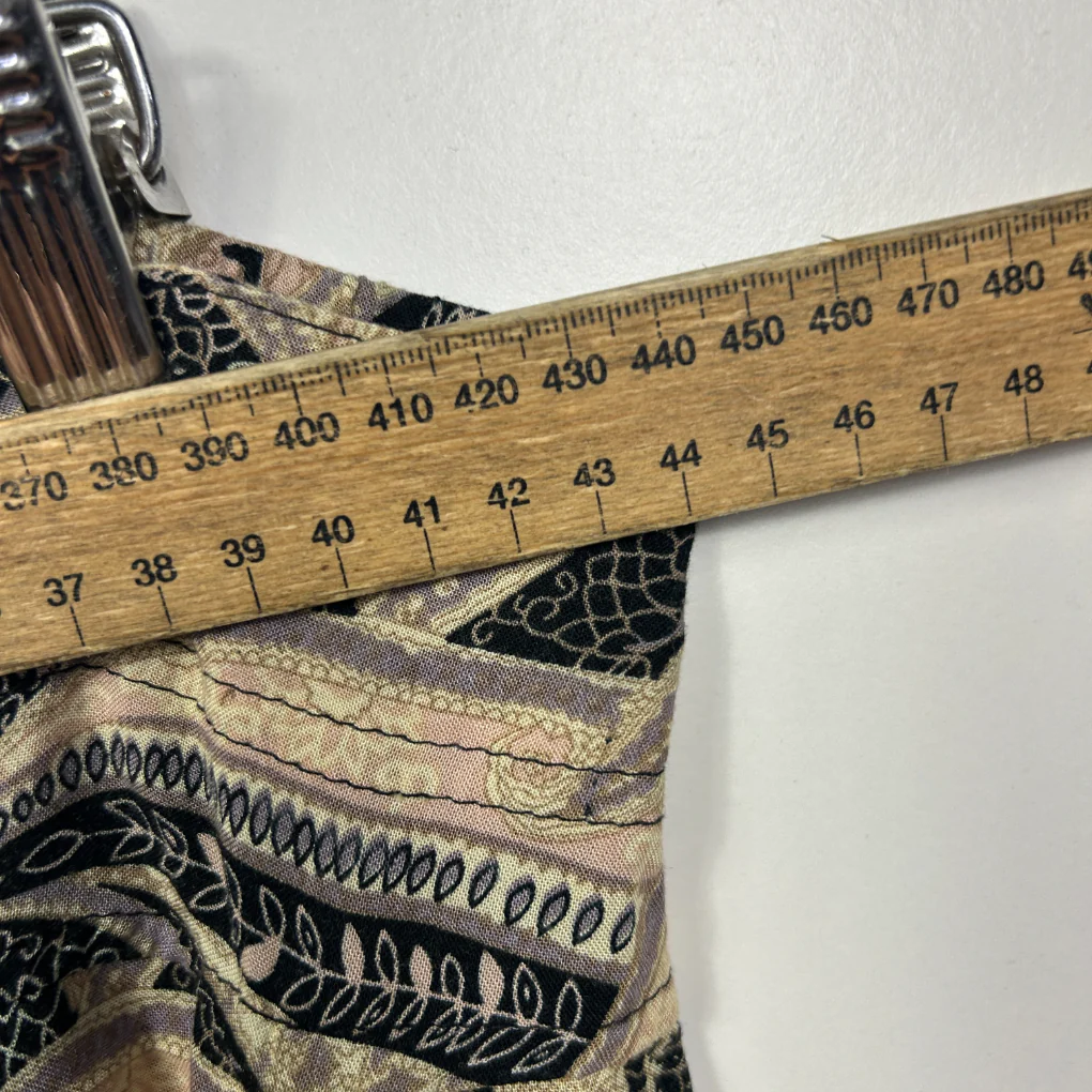 Quelque Multicoloured Paisley Print Cropped Pants - Size 16 - Image 5