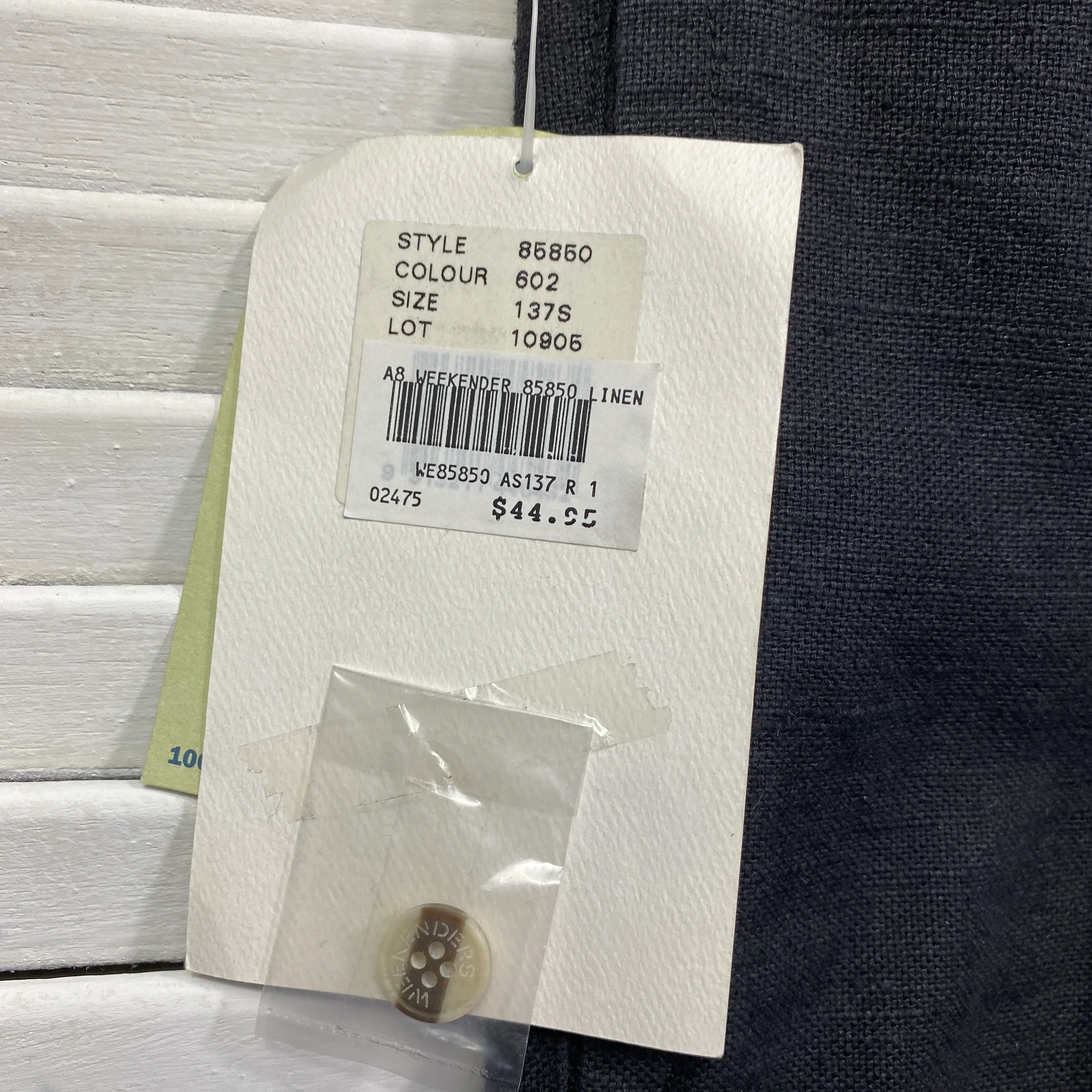 Hard Yakka Weekender Linen Mens Shorts Size 137S New - Image 3
