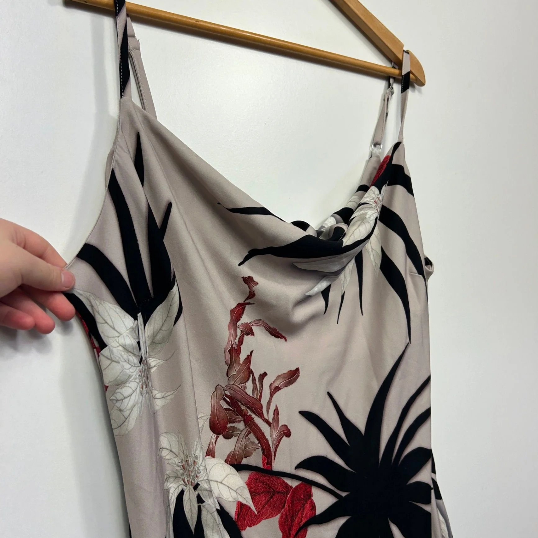 Refinity City Chic Sleeveless Floral Maxi Cowl Neck Cocktail Dress Size 16 - Image 4