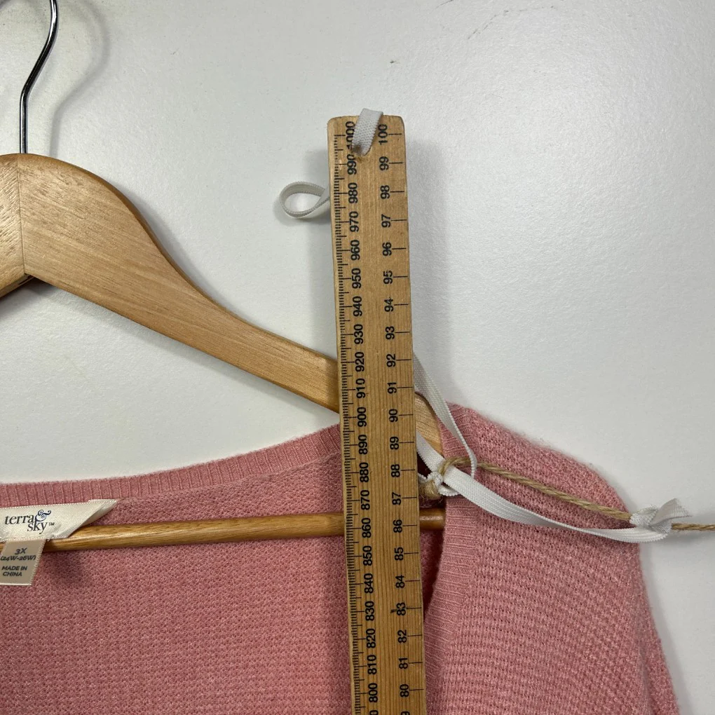 Terra & Sky Dusty Rose Jumper - Size XL (Fault) - Image 8