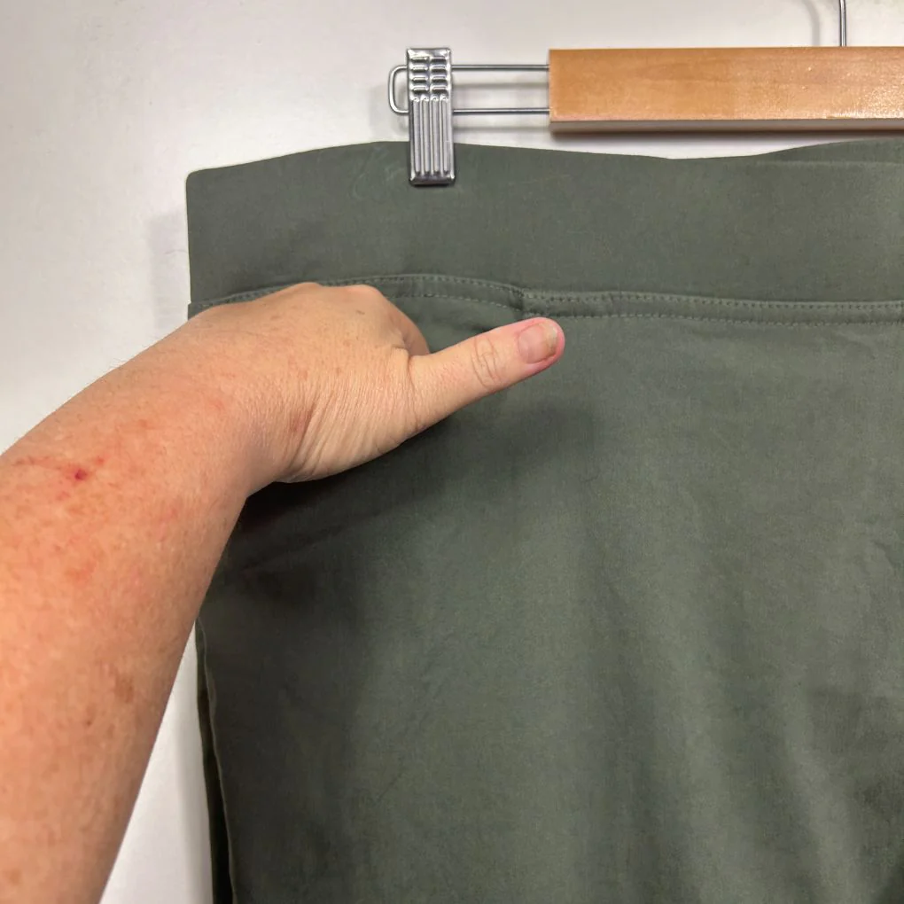 Regatta Curve Olive Pull On Pants - Size 22 - Image 3