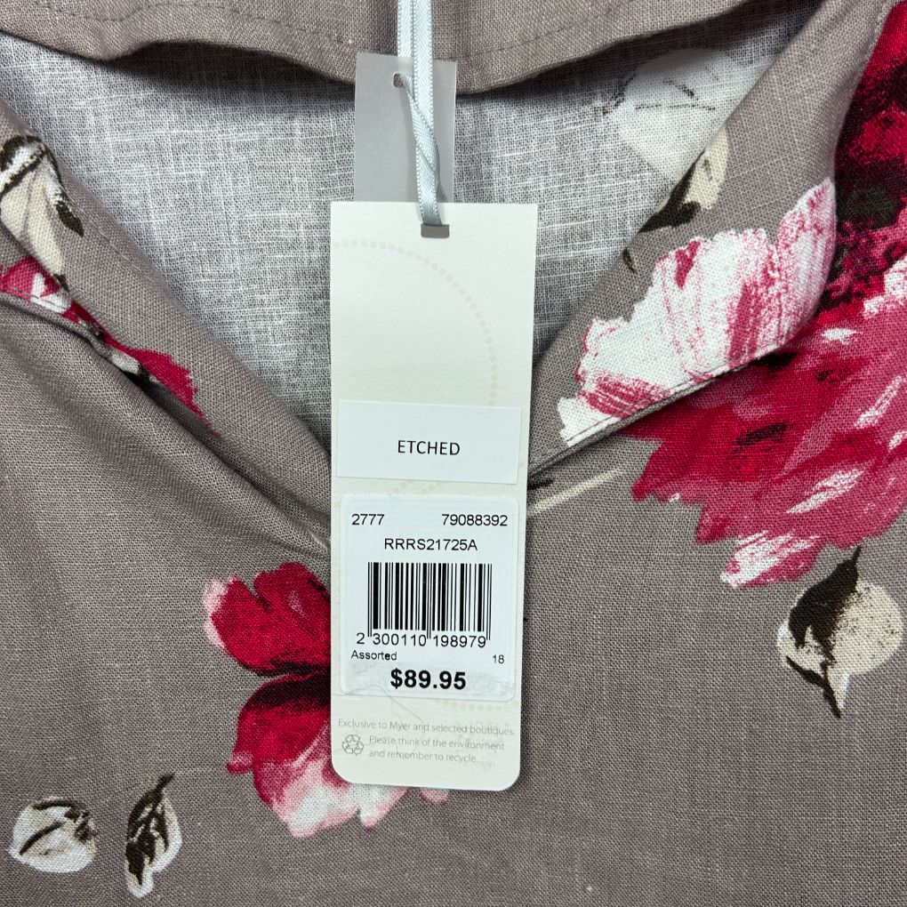 Regatta Floral Linen Dress - Size 18 - Image 3