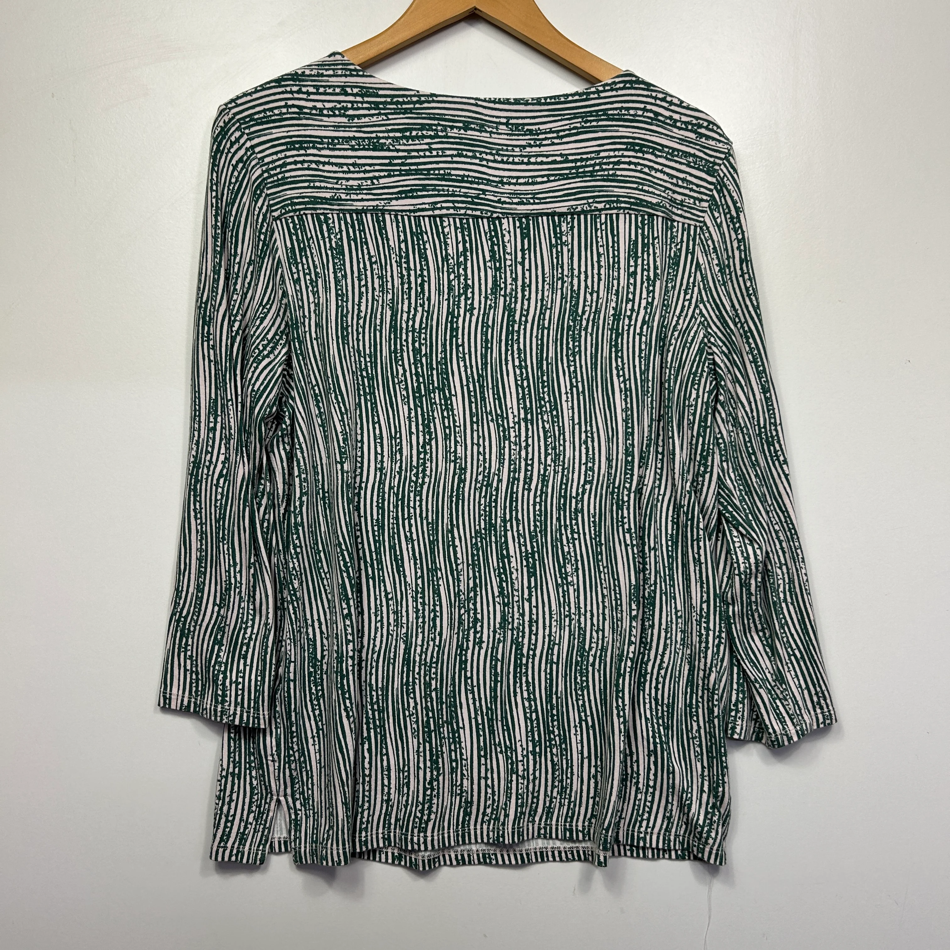Regatta Green Striped Top - Size 16 - Image 3