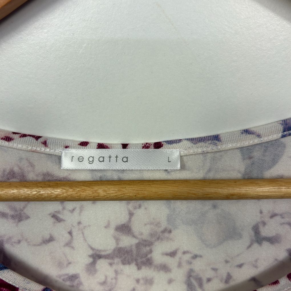 Regatta Multicoloured Floral Top - Size L - Image 3