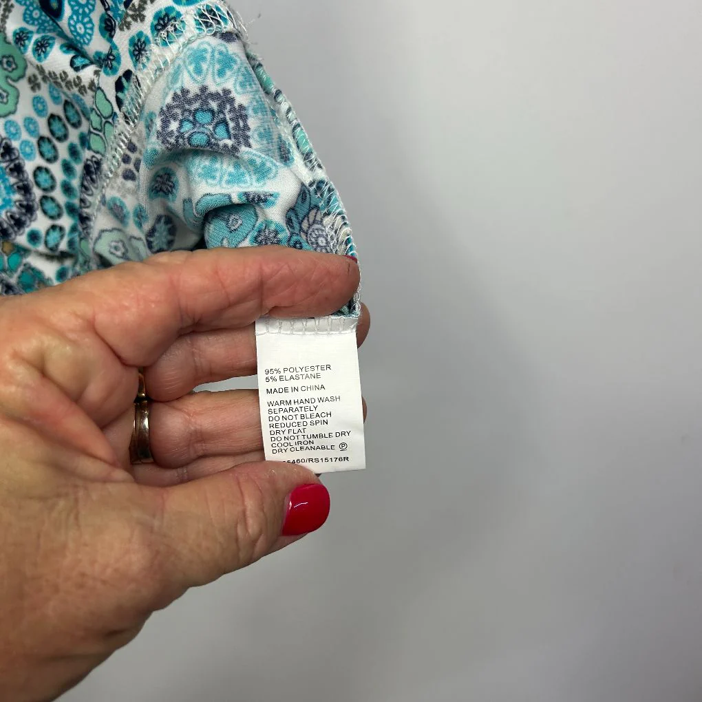 Regatta Teal Geometric Print Top - Size L - Image 3