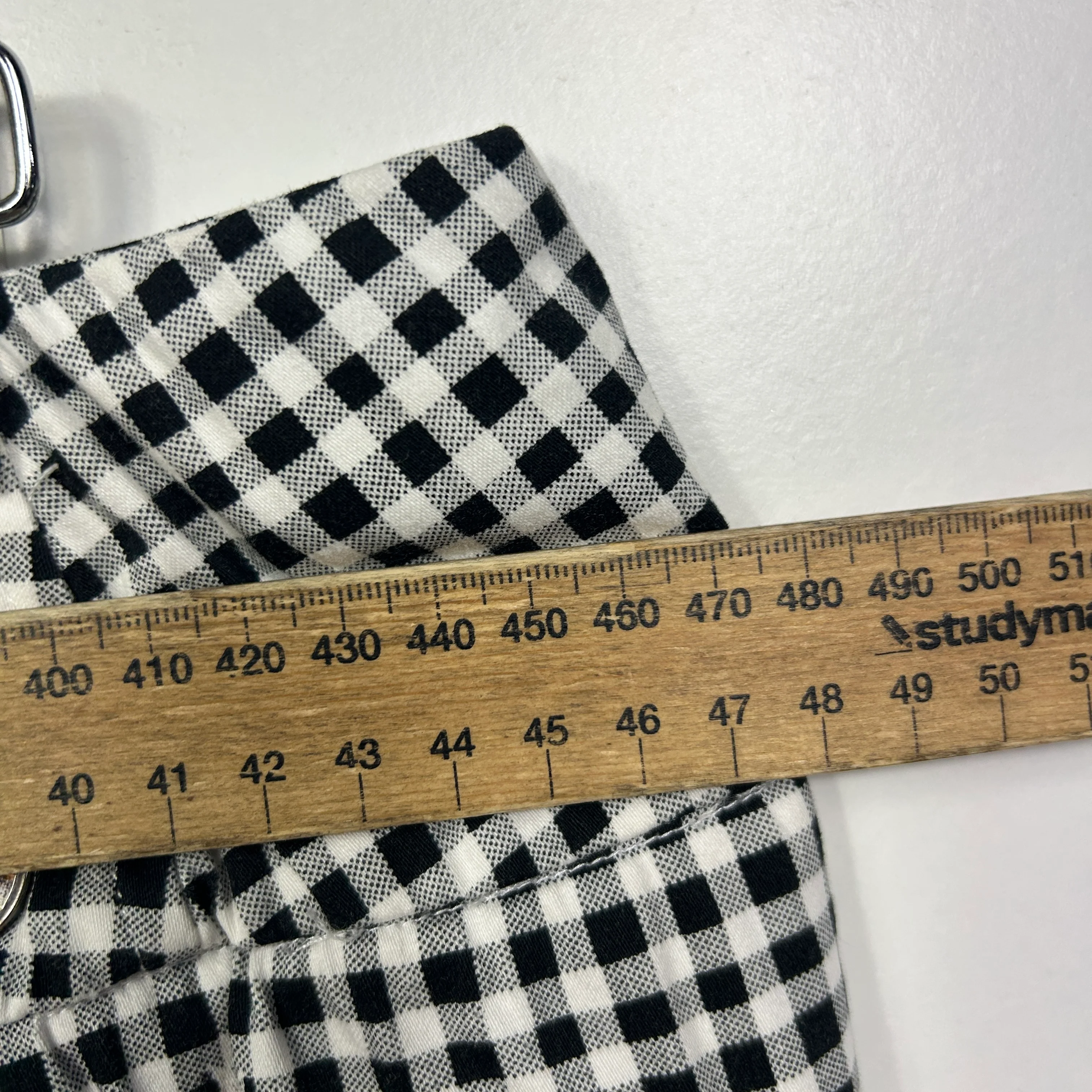 Review Gingham Check Daisy Cropped Pants - Size 16 - Image 5