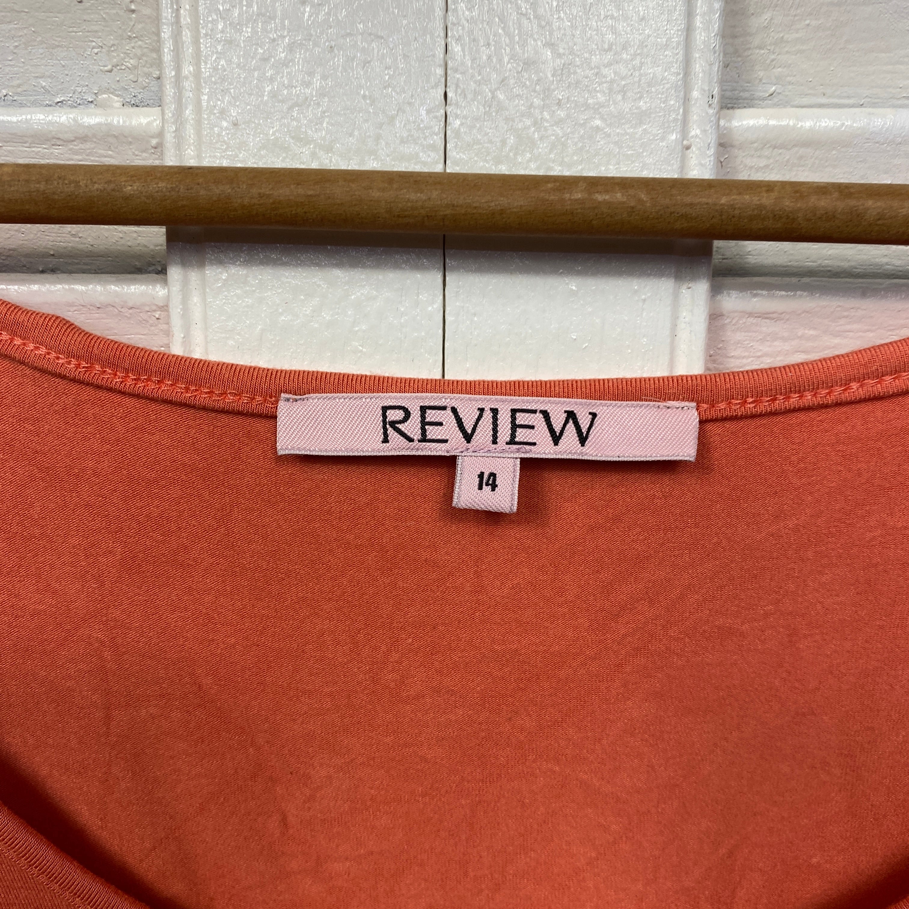 Review Top Size 14 Sleeveless Peach - Image 4
