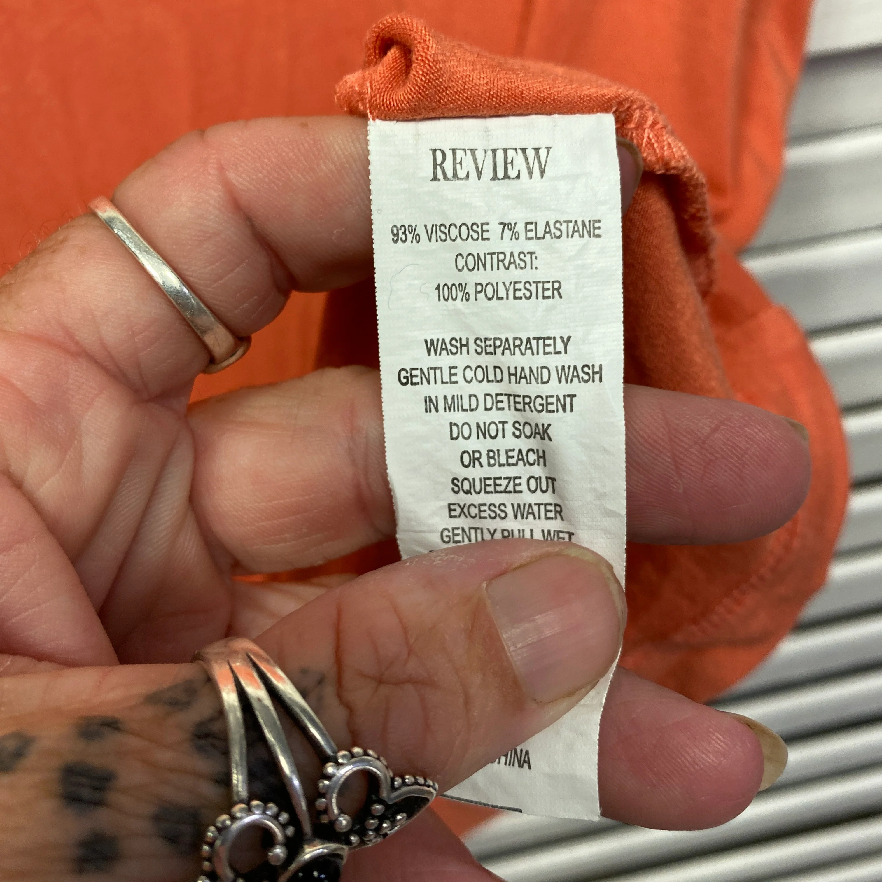Review Top Size 14 Sleeveless Peach - Image 5