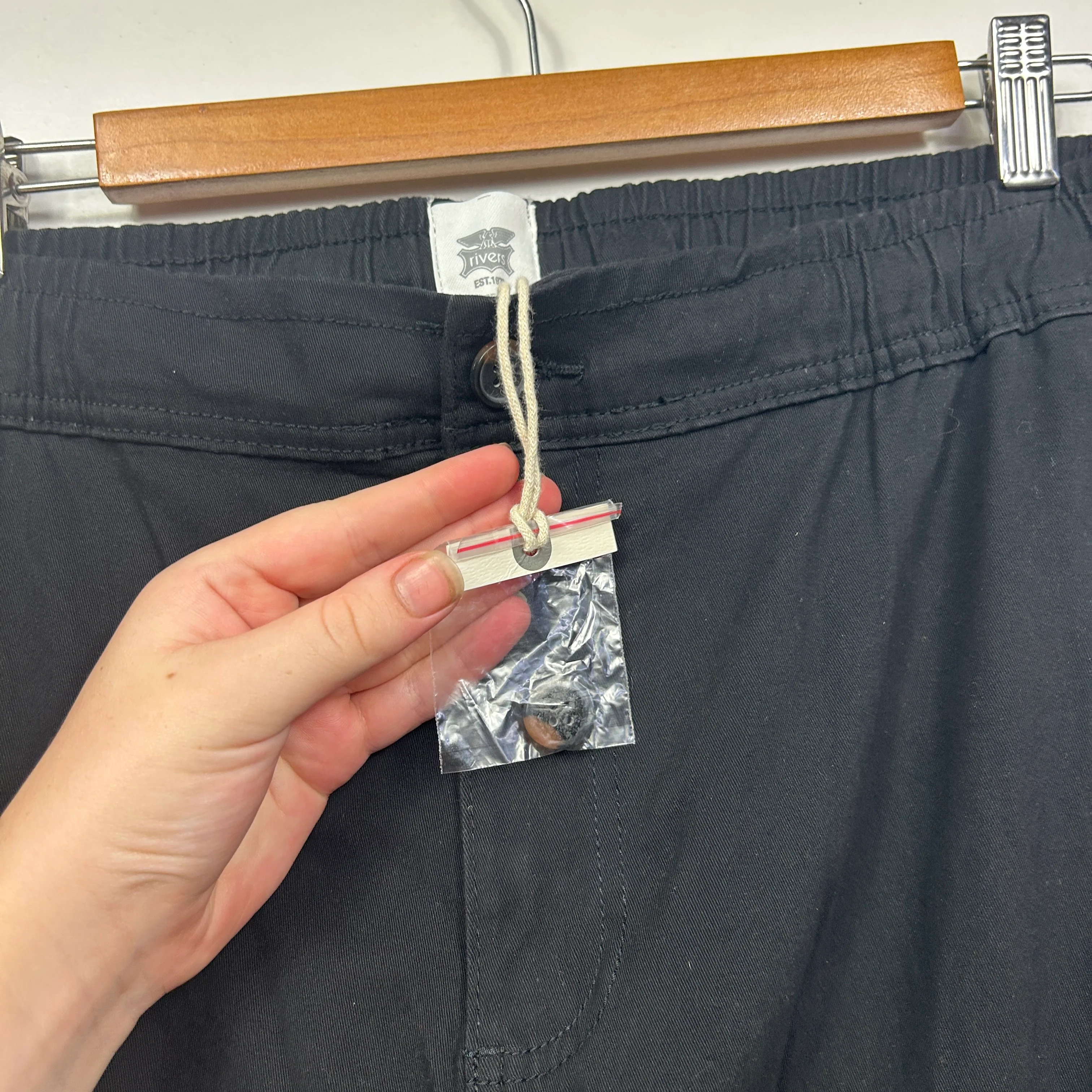 Rivers Black Mens Pants - Size 38 - Image 3