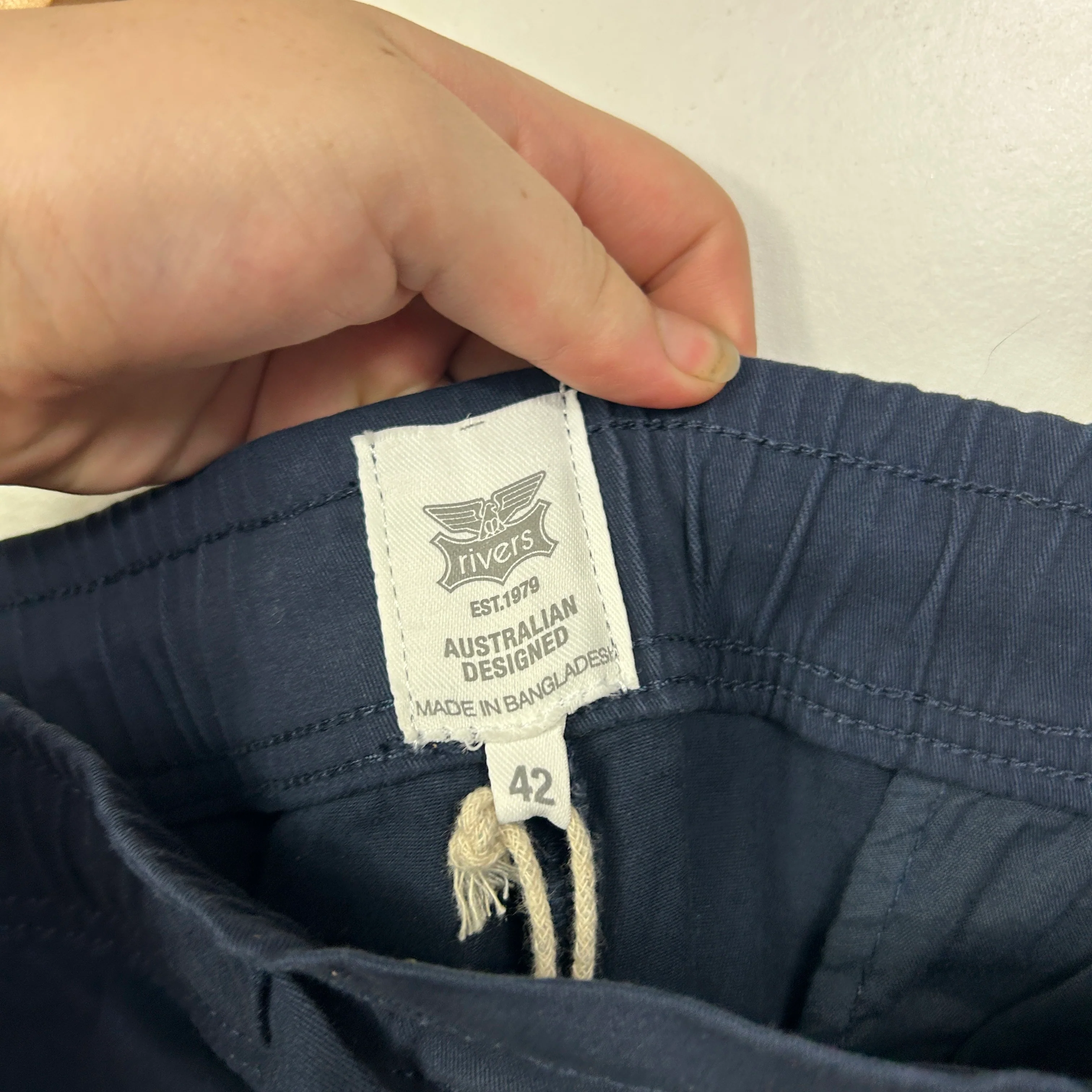 Rivers Dark Navy Blue Pants - Size 42 - Image 2