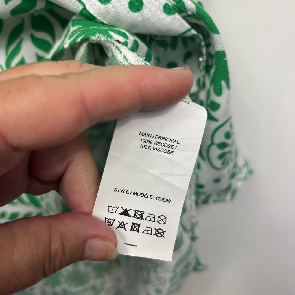 Rivers Green Print Blouse - Size 22 - Image 3