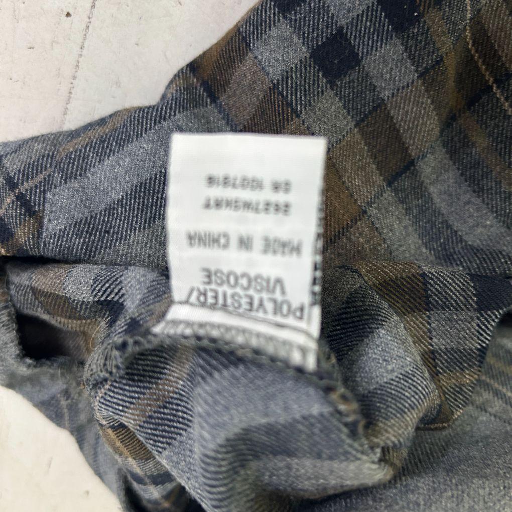 Rivers Grey Plaid Skirt - Size 14 - Image 2