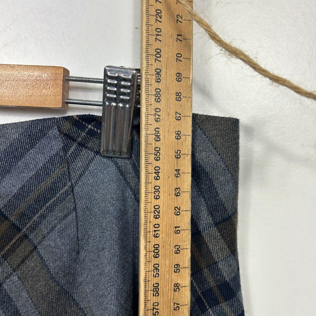 Rivers Grey Plaid Skirt - Size 14 - Image 6