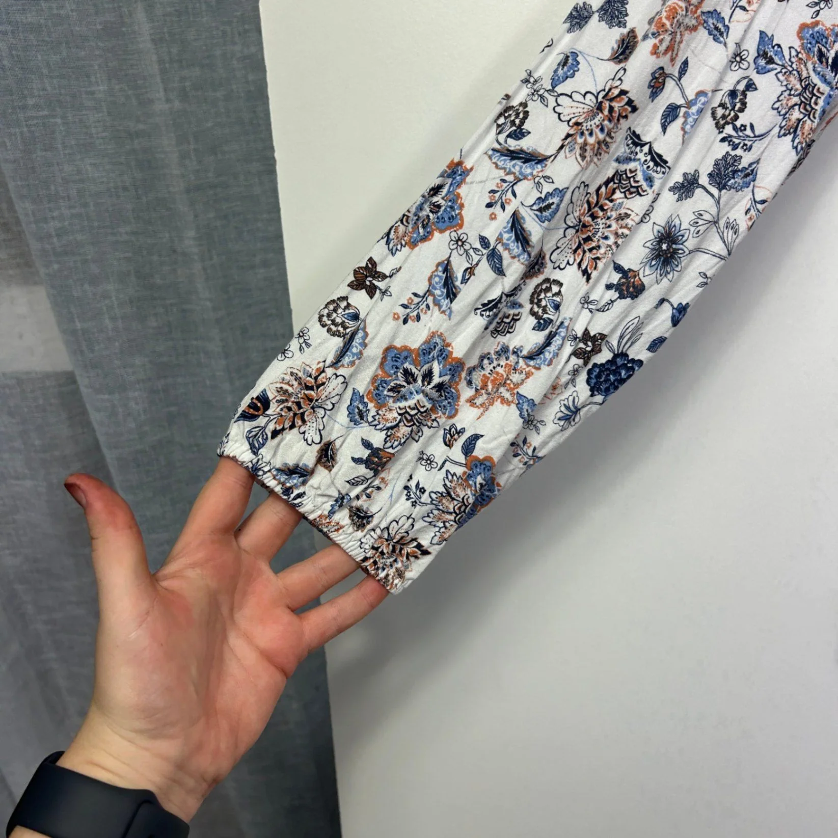 Rivers White Multicoloured Floral Top Blouse Size 14 - Image 5
