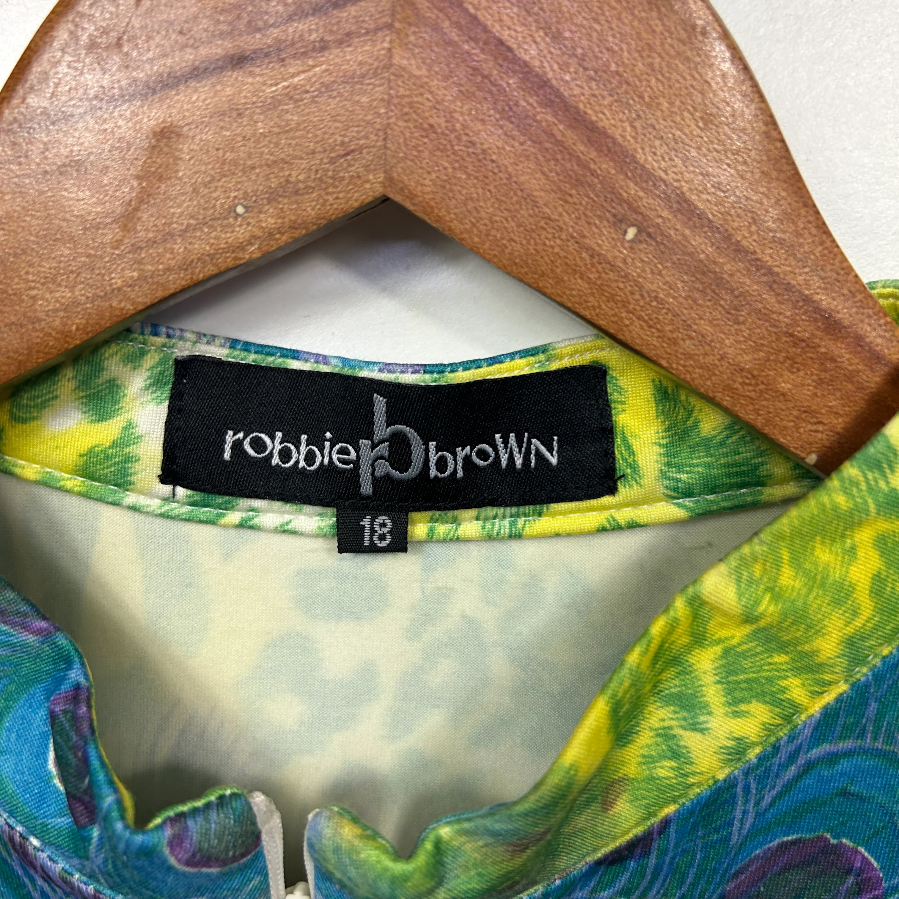 Robbie Brown Multicoloured Golf Top - Size 18 - Image 2