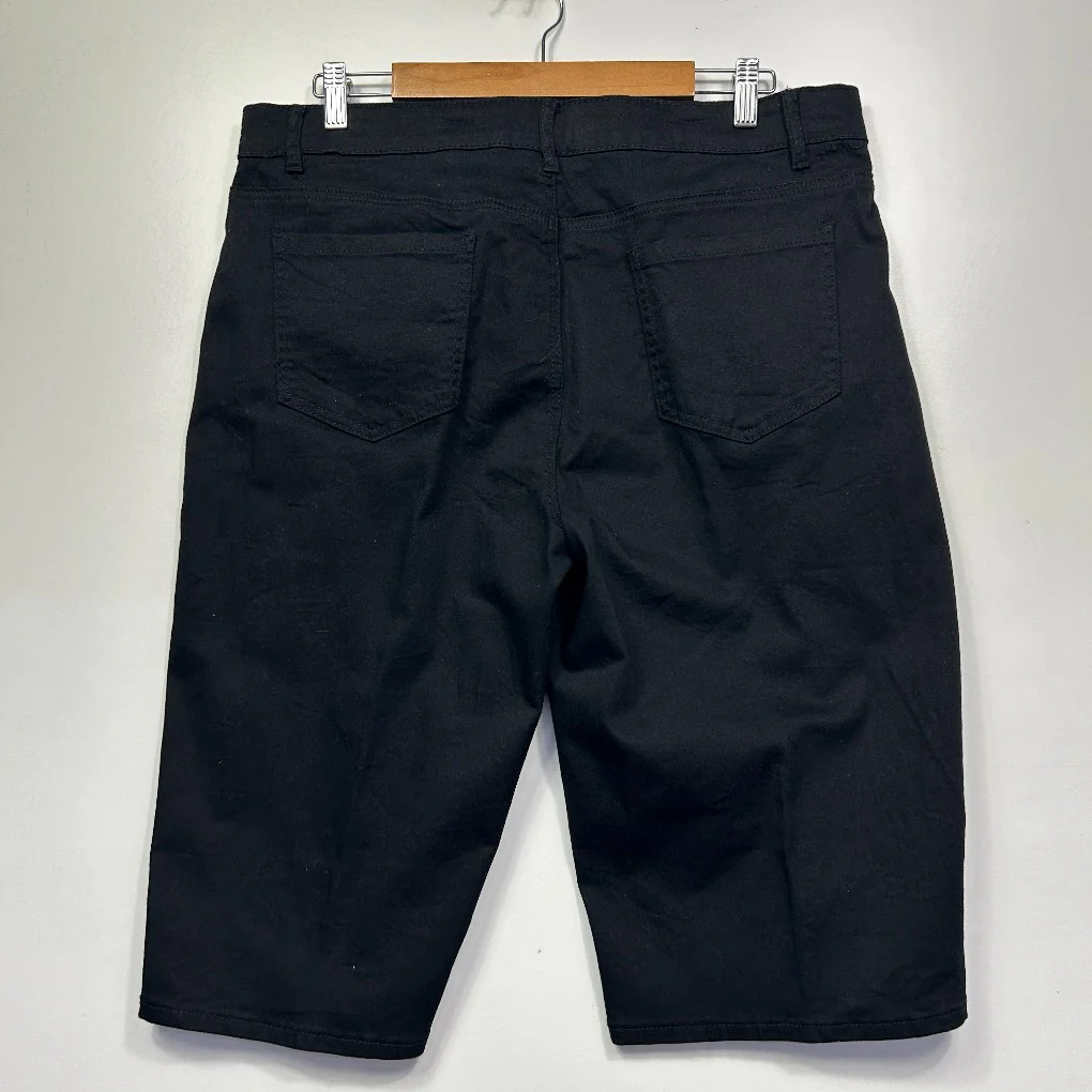 Rockmans Black Shorts - Size 18 - Image 2