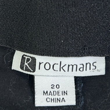 Rockmans Black Shorts  - Size 20 - Image 2