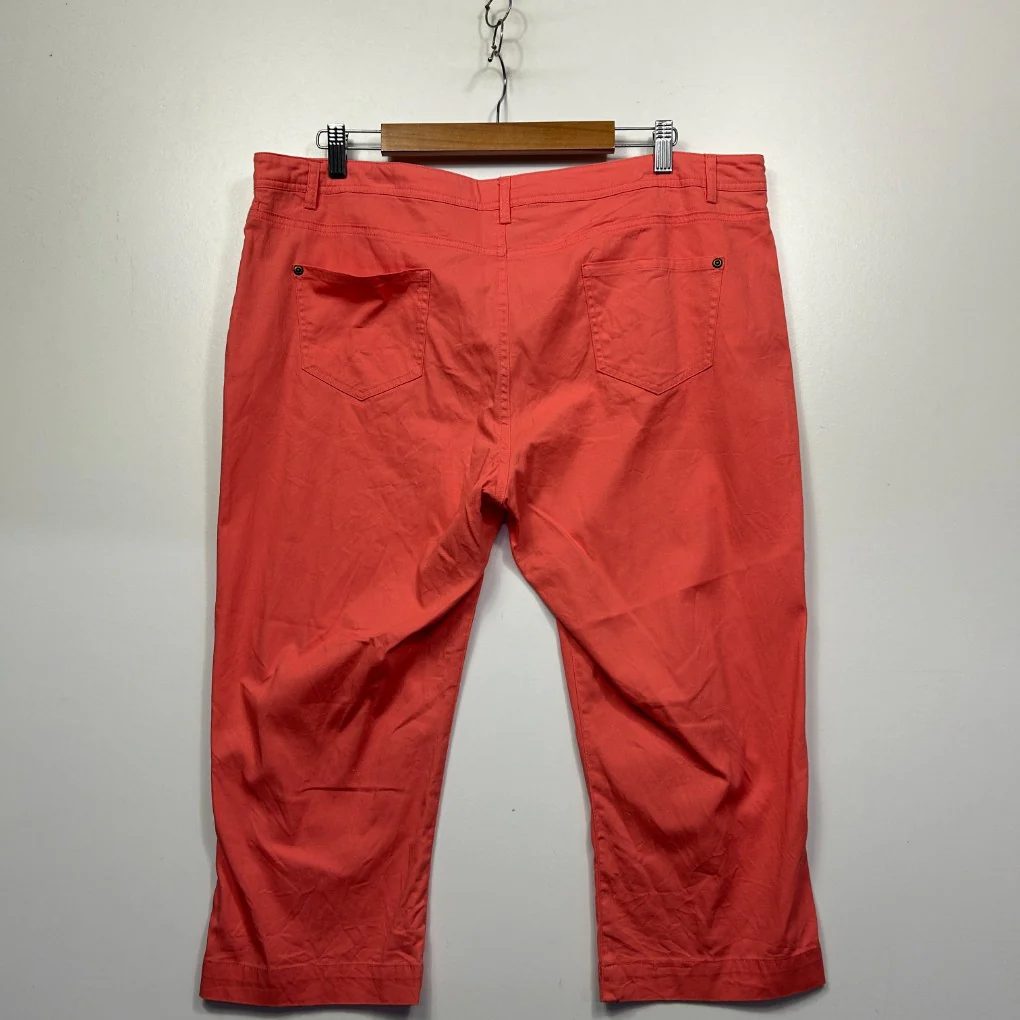 Rockmans Coral Capri Pants - Size 18 - Image 2