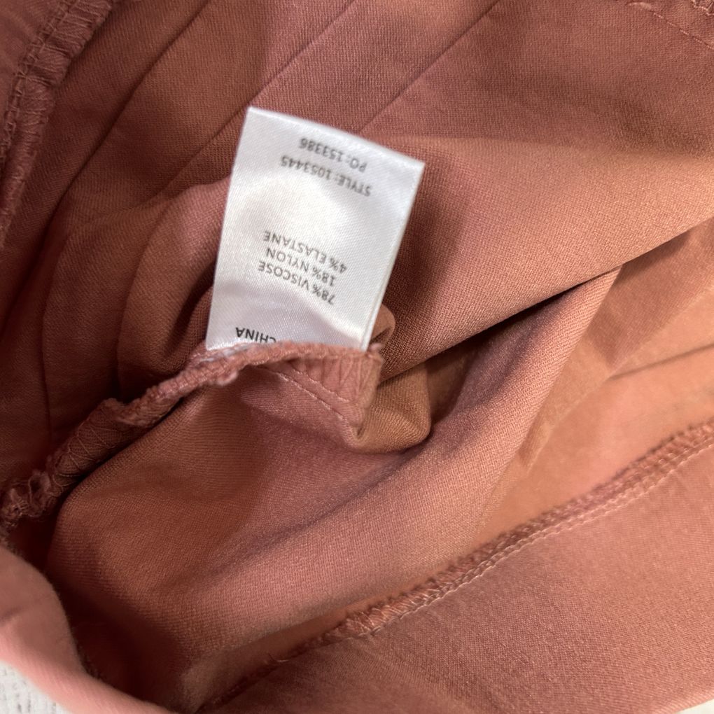 Rockmans Dusty Pink Cropped Pants - Size 18 - Image 3