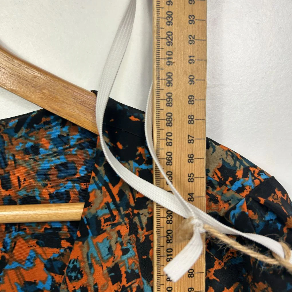 Rockmans Orange Print Top - Size 18 - Image 6
