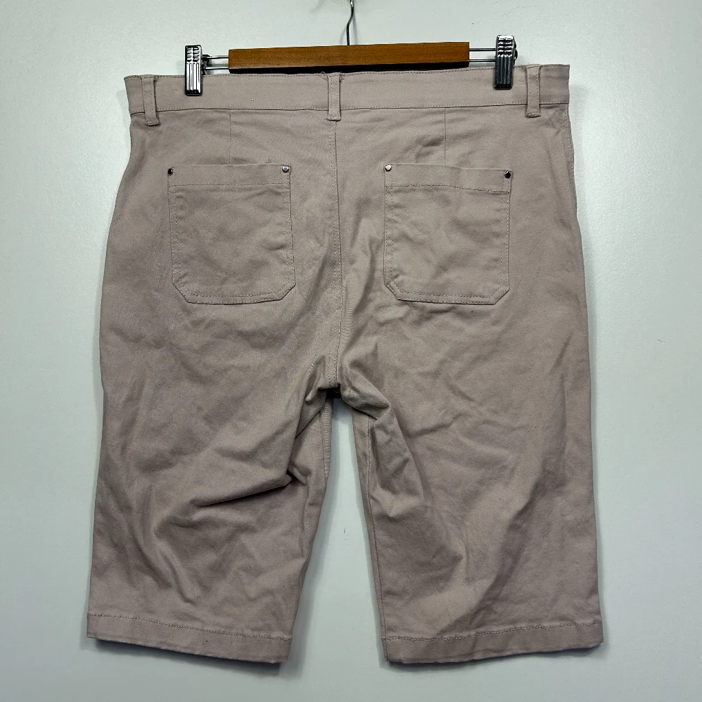 Rockmans Pink Chino Shorts - Size 16 - Image 4