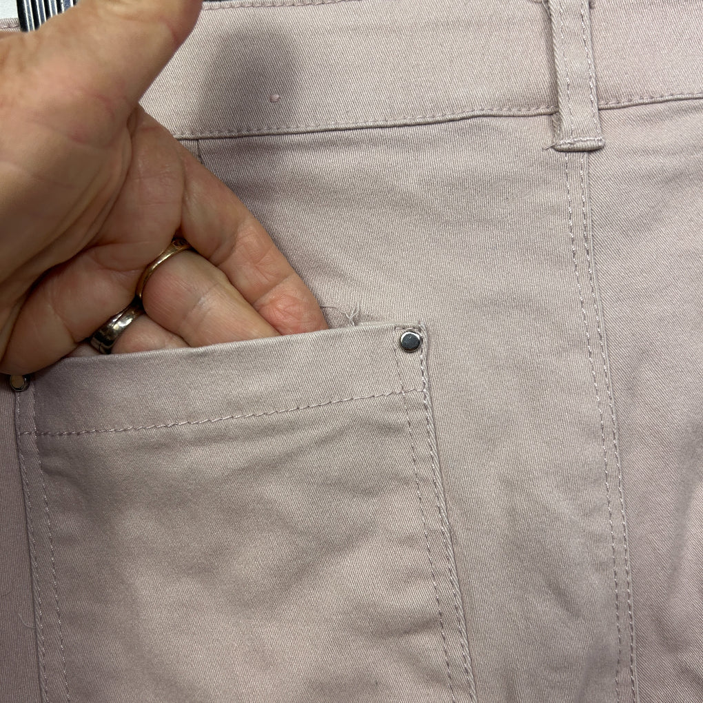 Rockmans Pink Chino Shorts - Size 16 - Image 5