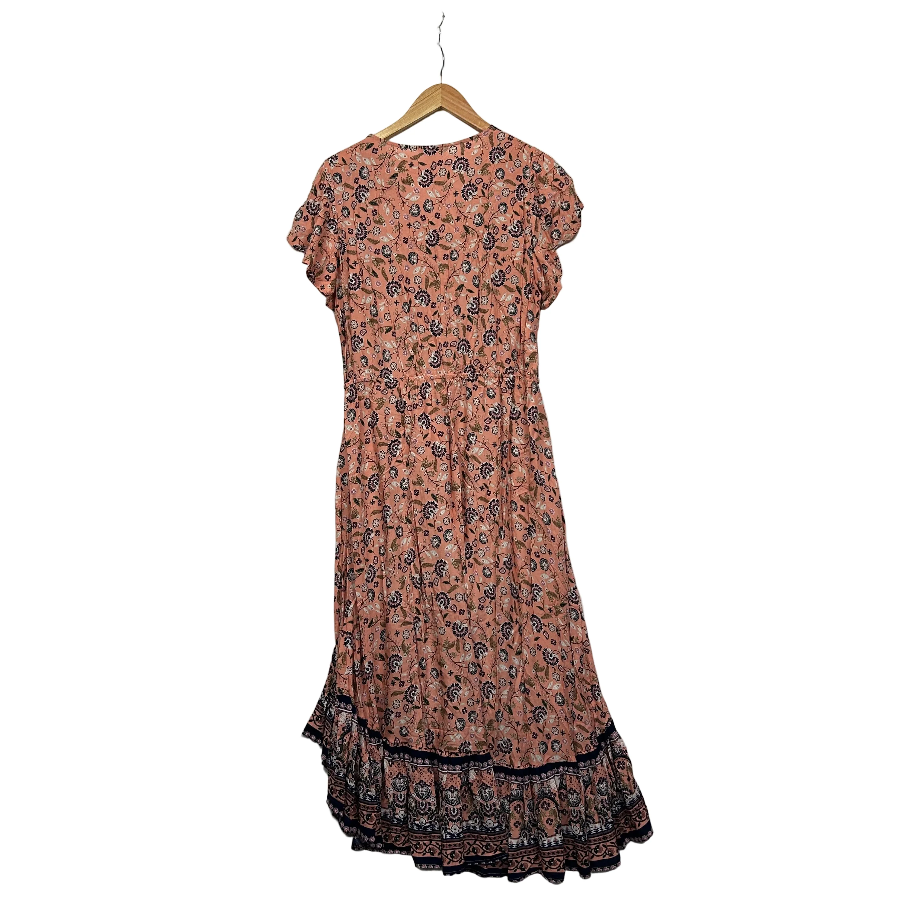 Rockmans Pink Paisley Print Boho Maxi Dress - Size 14 - Image 2