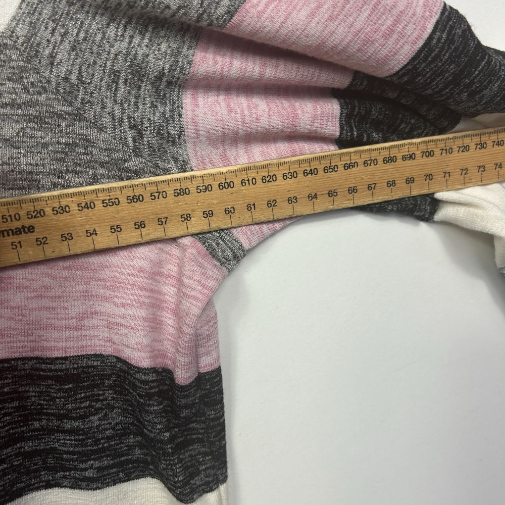 Rockmans Pink Striped Top - Size XL - Image 5