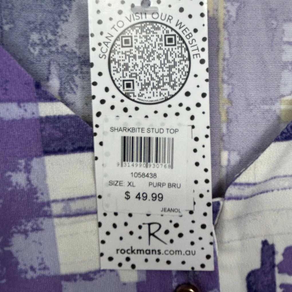 Rockmans Purple Top - Size XL - Image 4