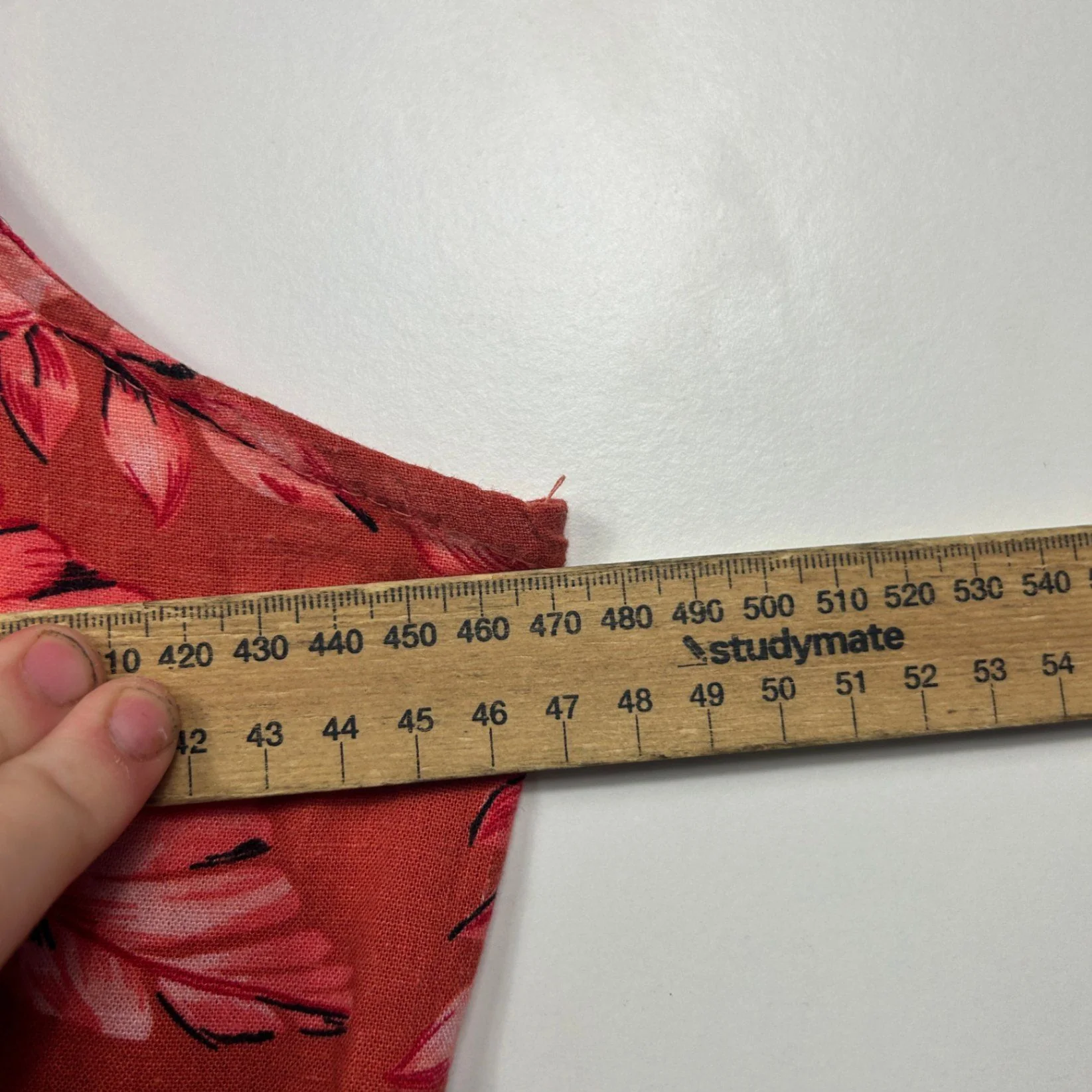 Rockmans Orange Linen Blend Sleeveless Floral Button Up Midi Dress w/ Pockets -  Size 14 - Image 8