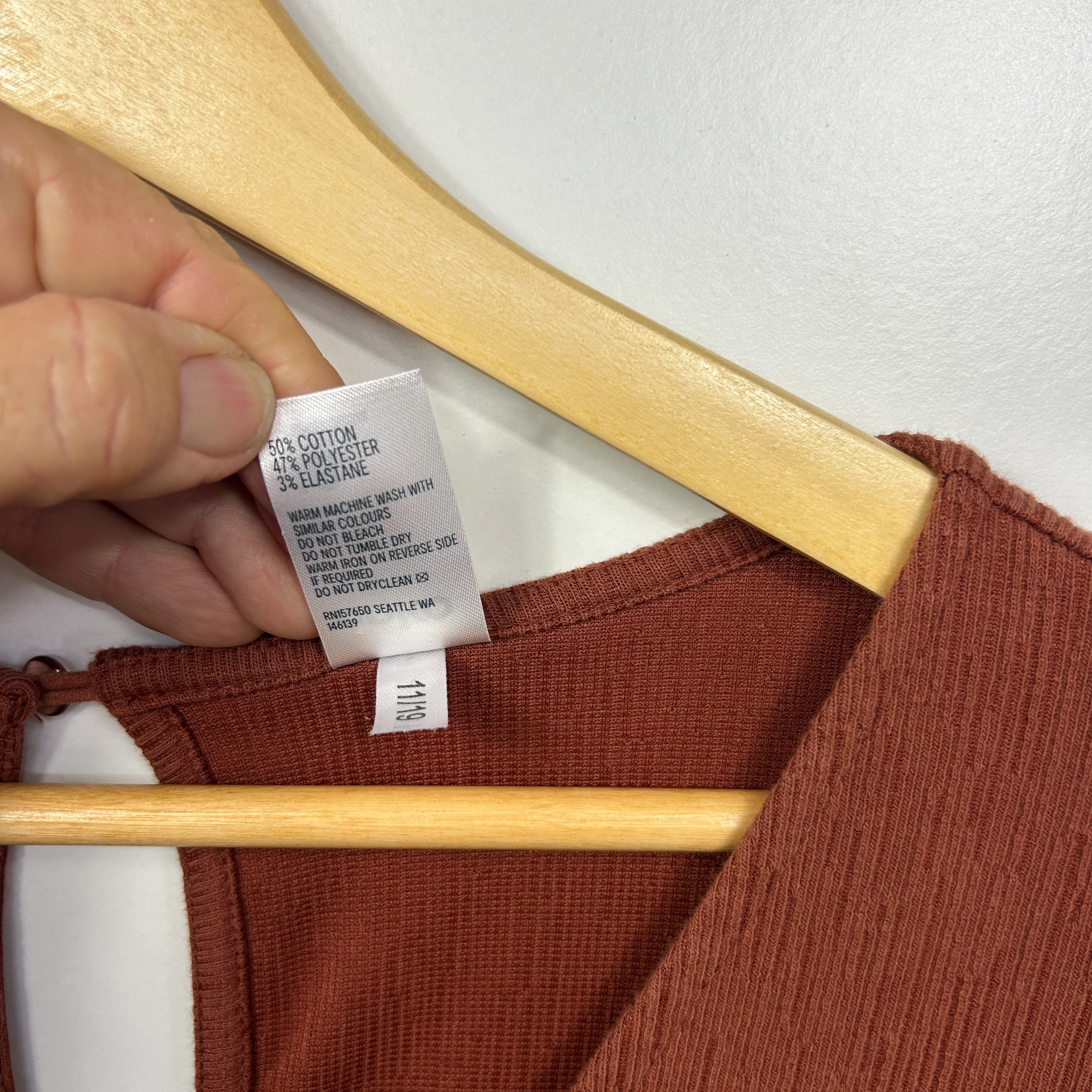 Anko Rust Brown Jumpsuit - Size 18 - Image 4