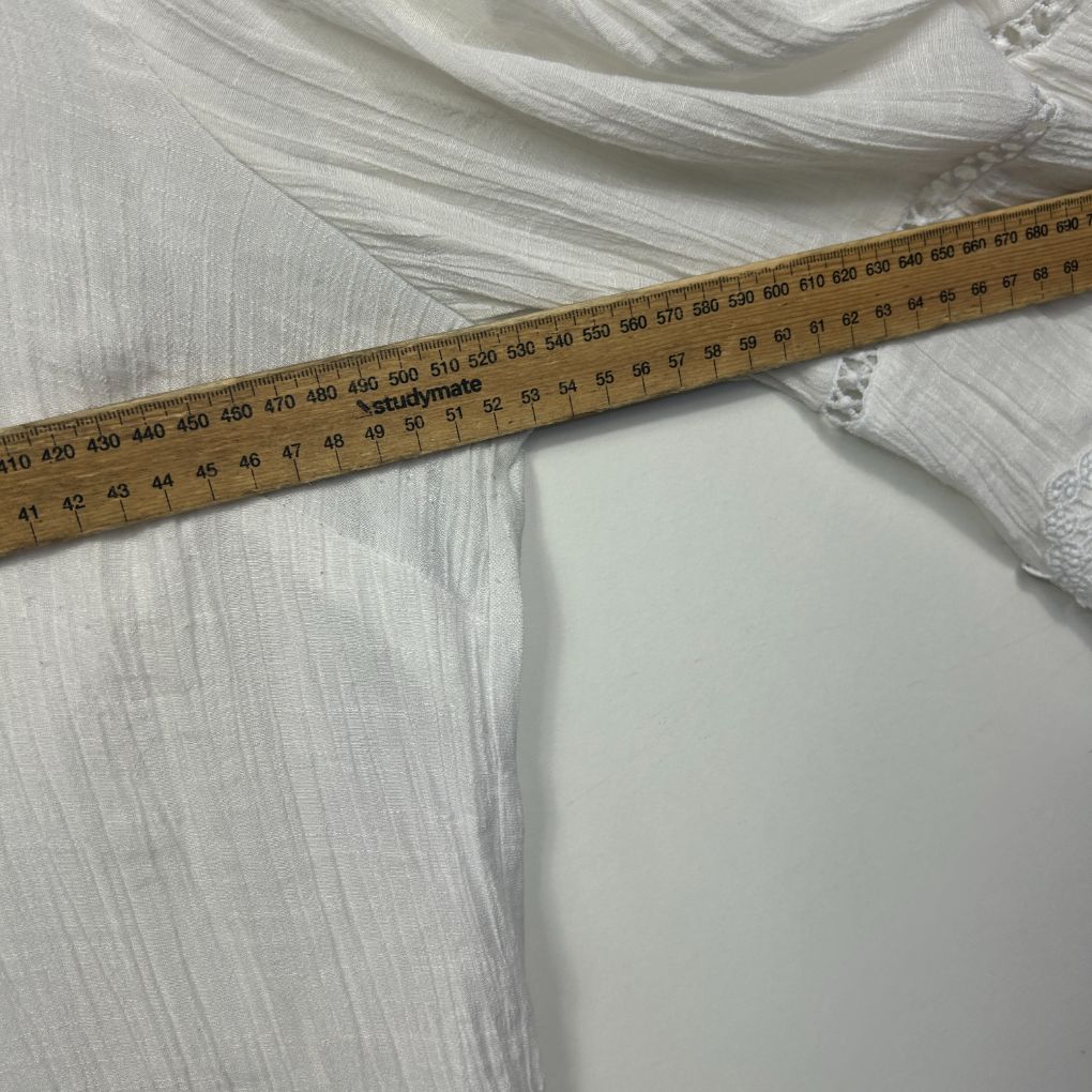 Rockmans White Top - Size 18 - Image 5