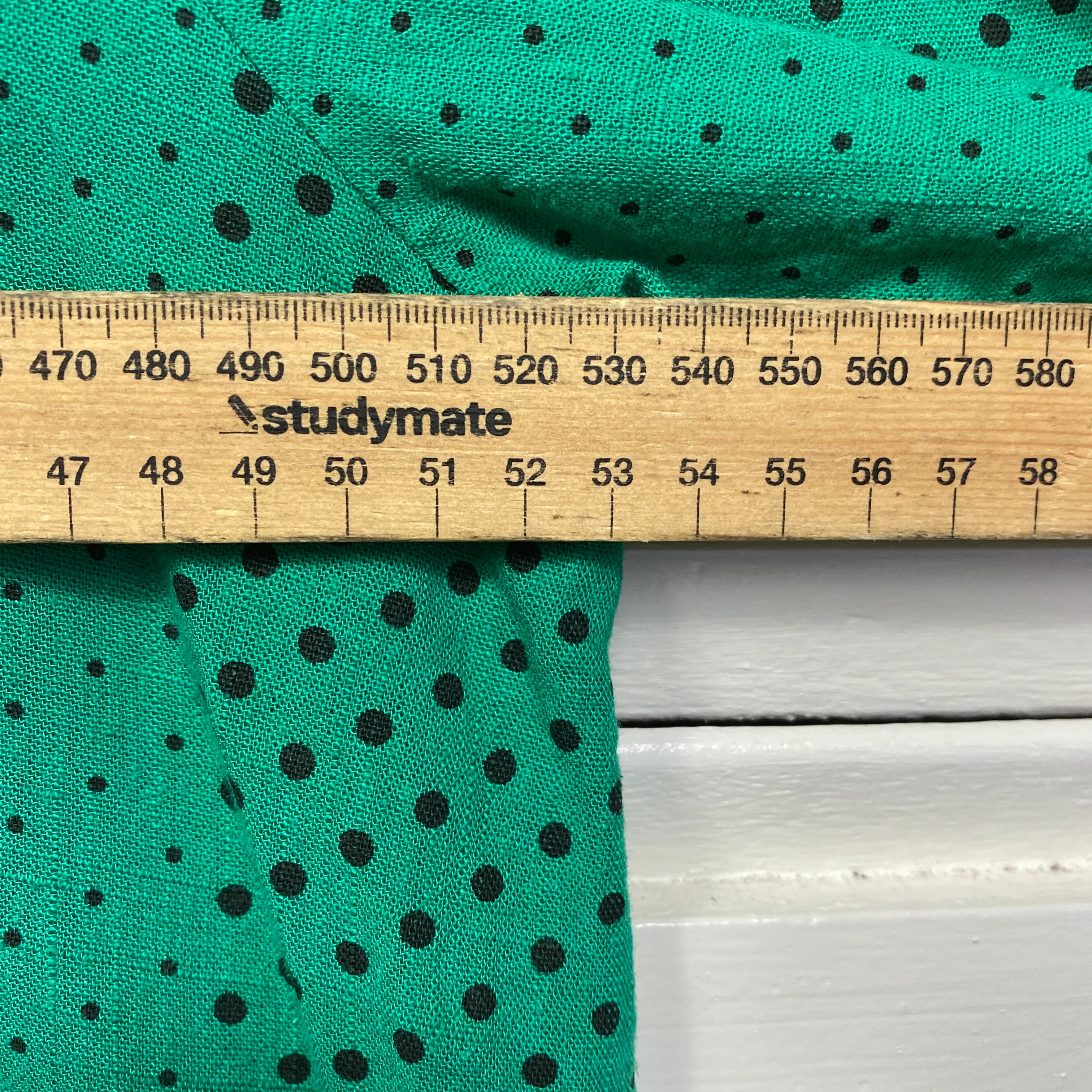 Ruby Rain Tunic Top Size 14 Short Sleeve Green Linen Blend - Image 7
