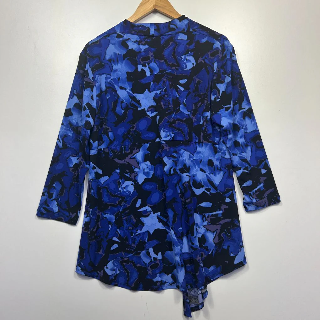 Sandra Soulos Blue Top - Size 16 - Image 3