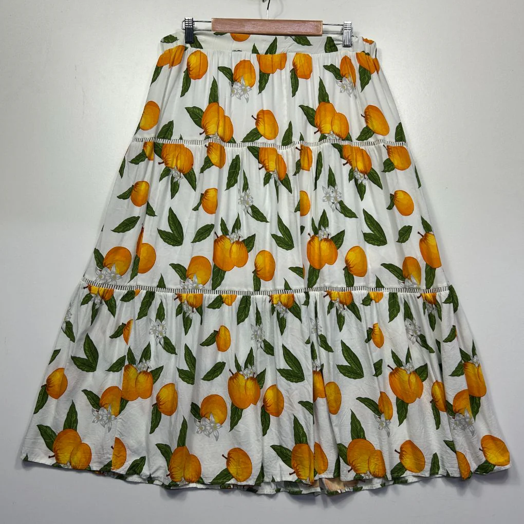Sass Multicoloured Maxi Skirt - Size 16 - Image 2