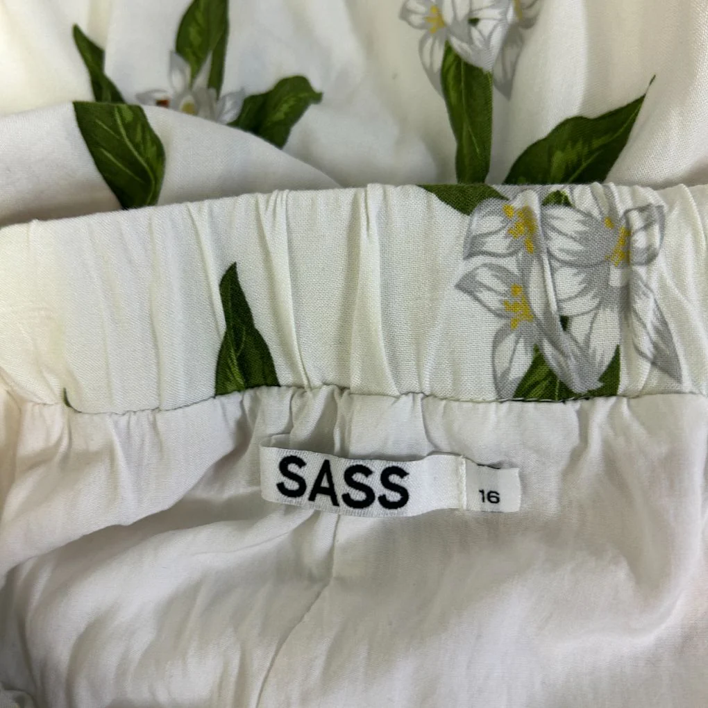 Sass Multicoloured Maxi Skirt - Size 16 - Image 3
