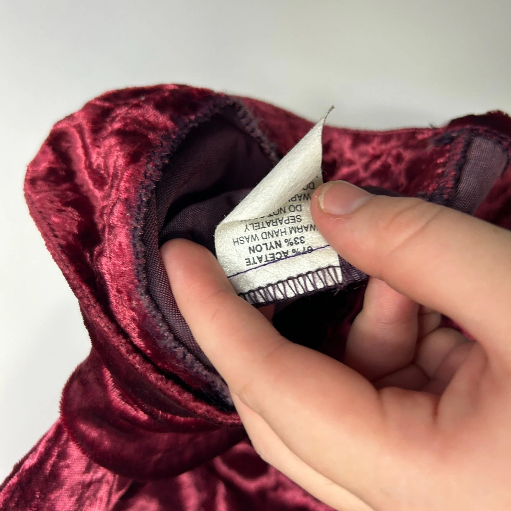 Vintage Velvet Vest Top Size 12 - Image 4