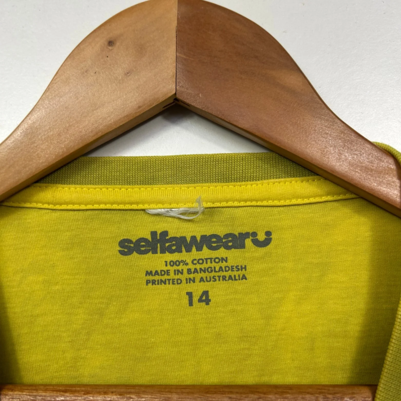 SelfawearU Womens Lime Green Short Sleeve No Planet B T-shirt Size 14 - Image 3