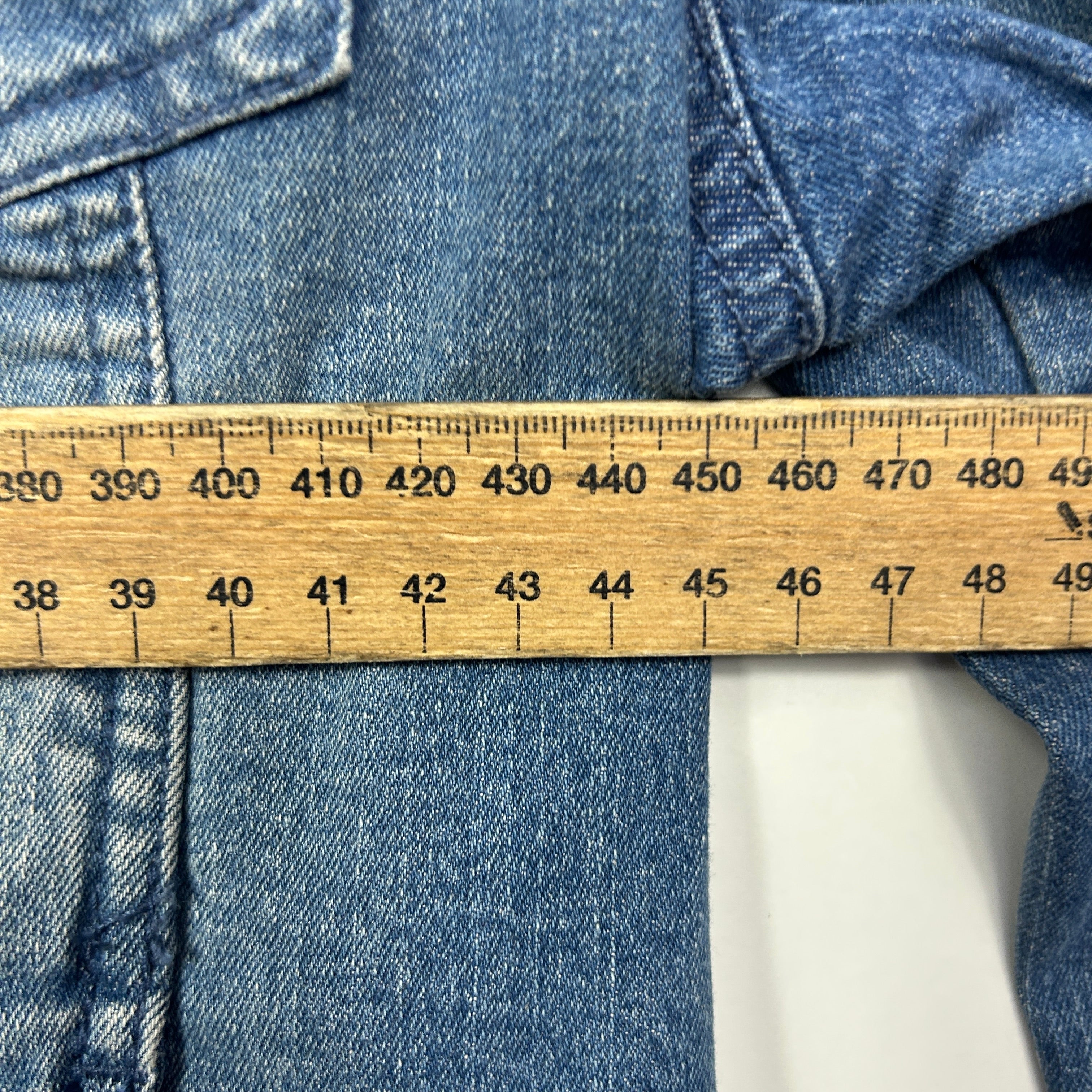Serra Blue Denim Jacket - Size 14 - Image 4