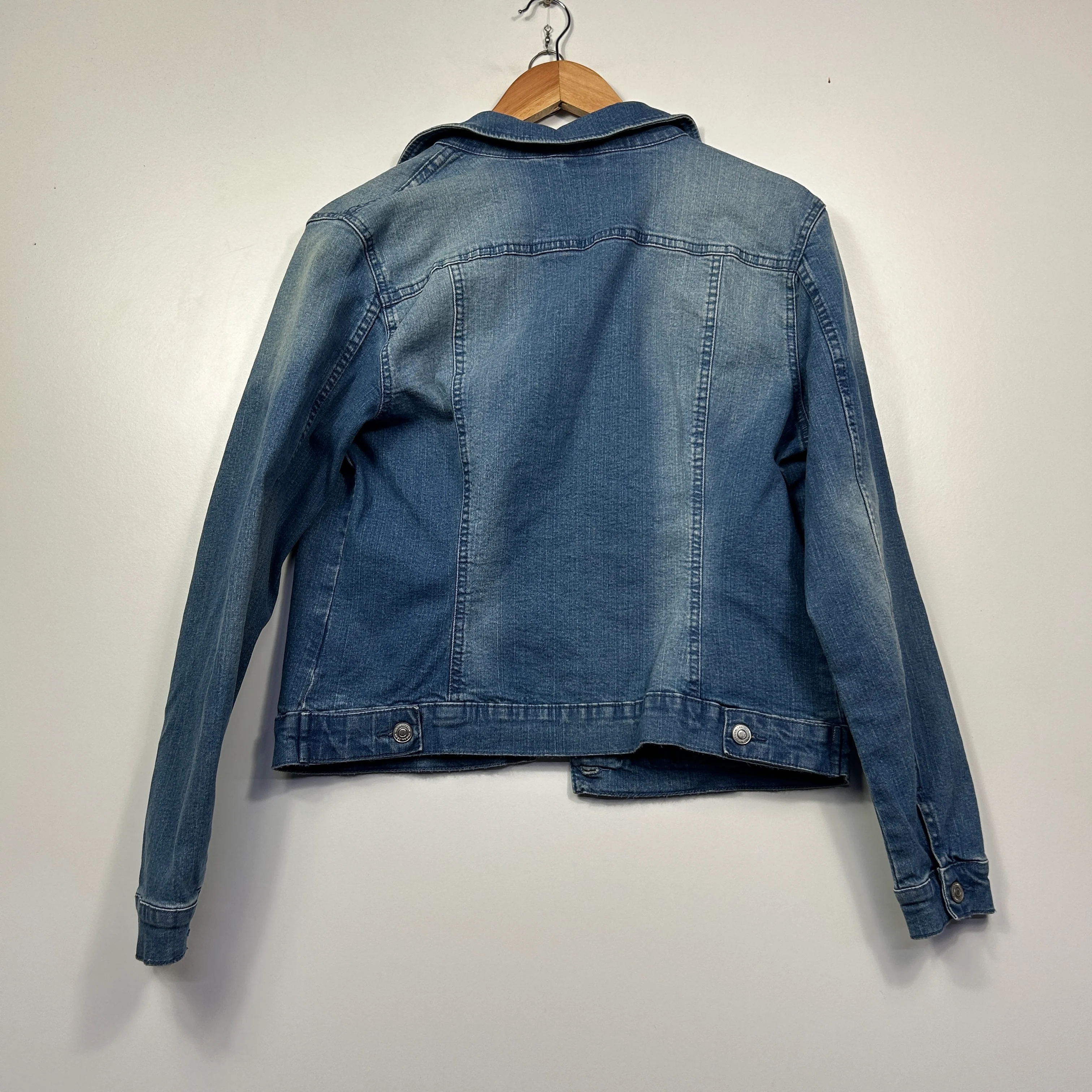 Serra Blue Denim Jacket - Size 14 - Image 6