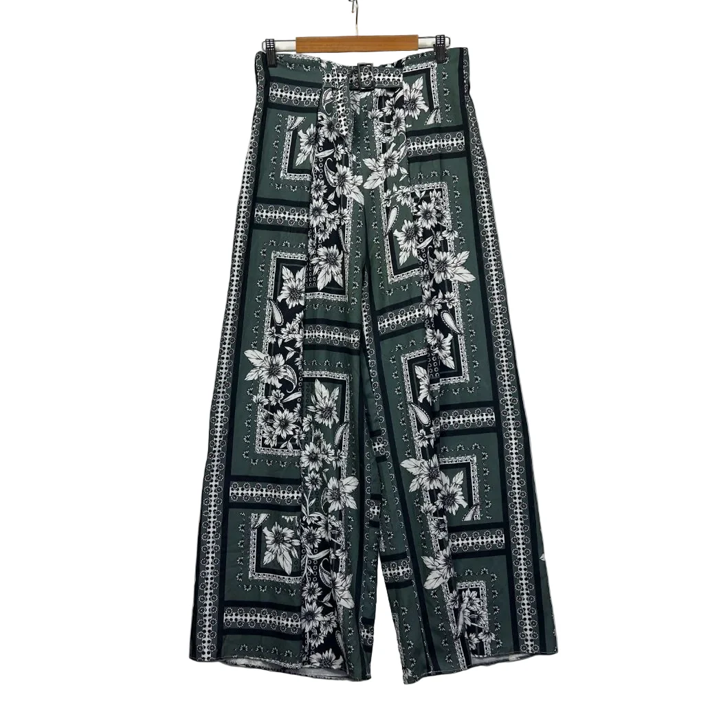 Sheike Green Floral Pants - Size 14 - Image 4