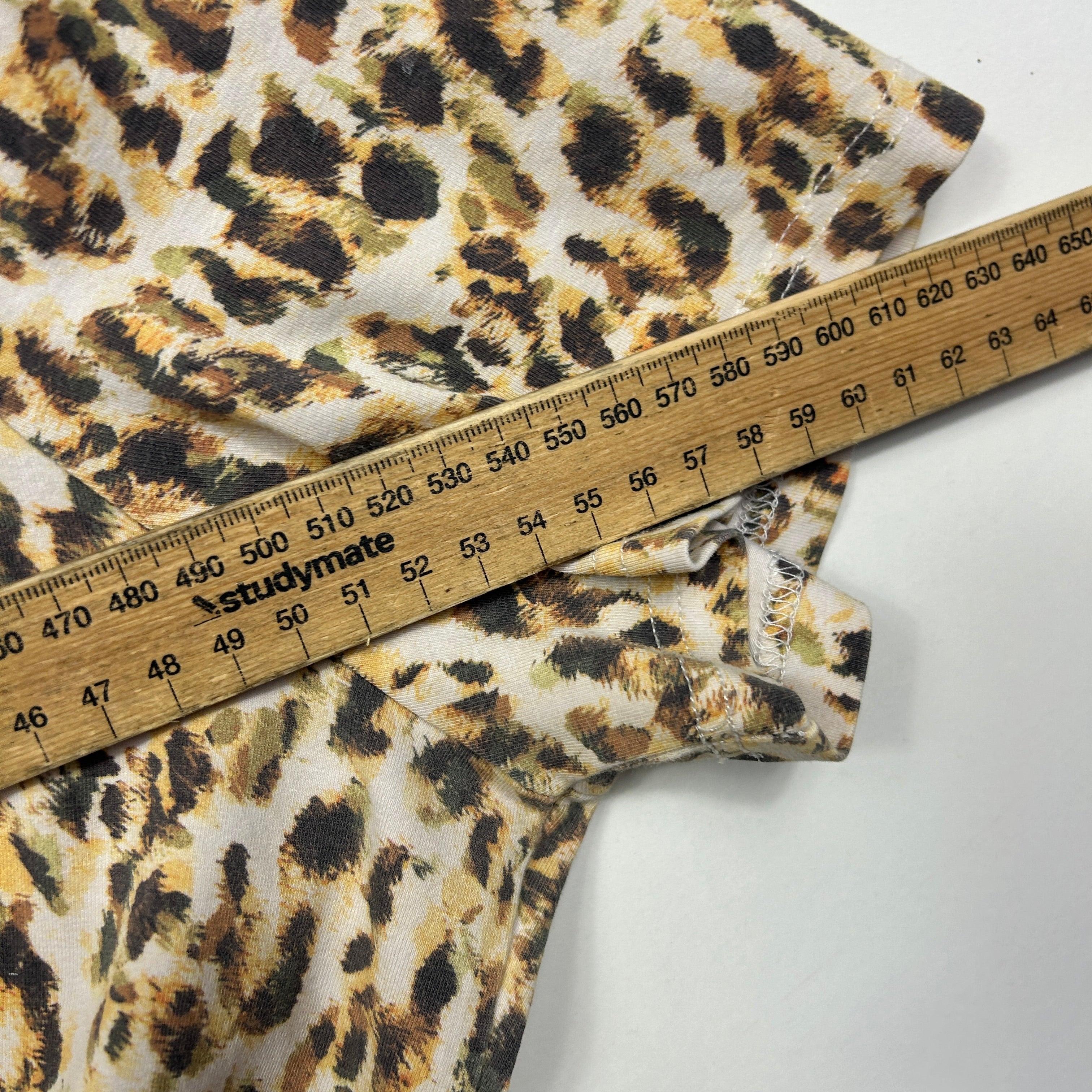 Sheike Leopard Print Crop Top - Size 16 - Image 4