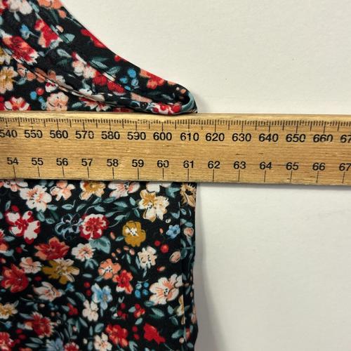 Shein Curve Black Floral Ditsy Print Playsuit - Size 3XL - Image 5