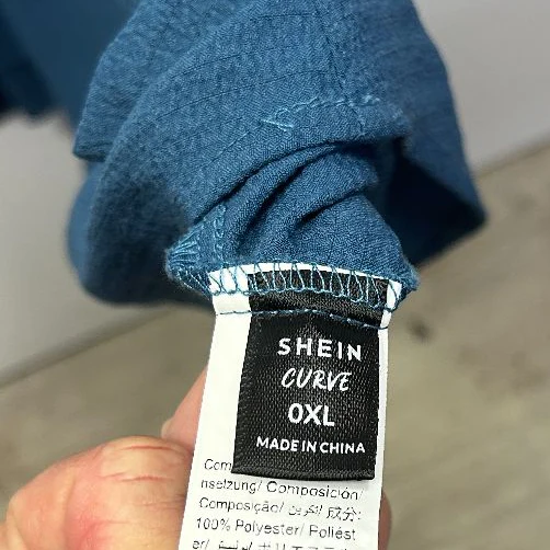 Shein Curve Blue Maxi Dress - Size 0XL - Image 3