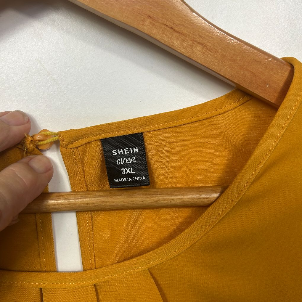 Shein Curve Mustard Vest Top - Size 3XL - Image 2