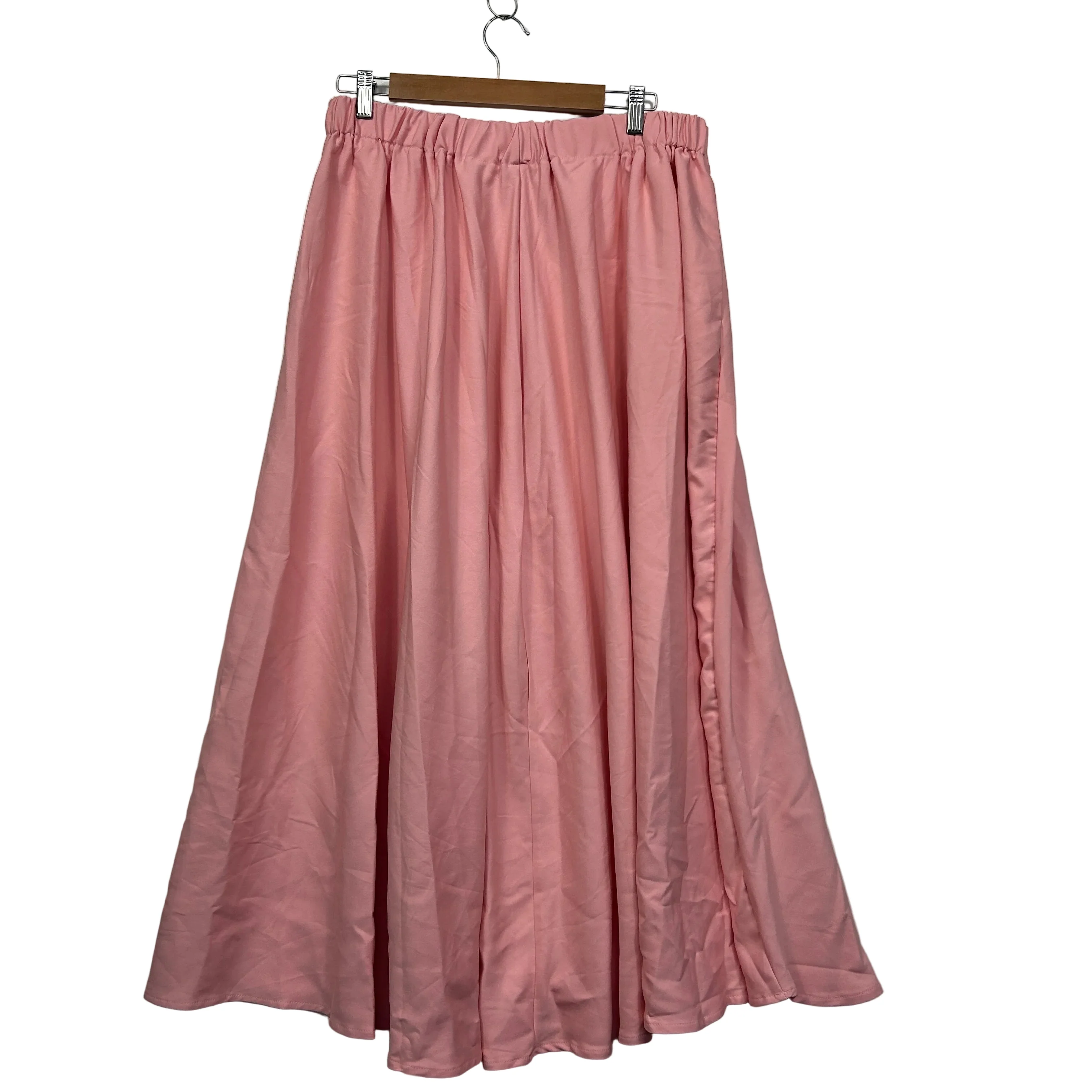 Shein Curve Pink Pleated Skirt - Size 0XL - Image 2