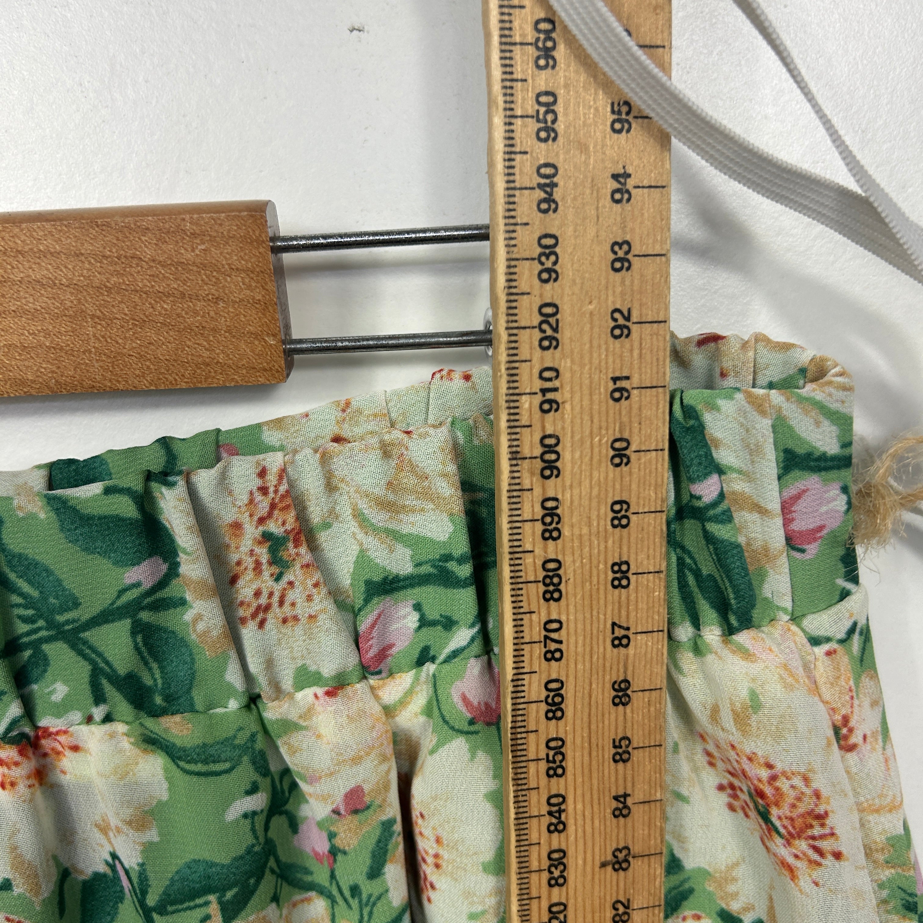 Shein Green Floral Maxi Skirt - Size 2XL - Image 4
